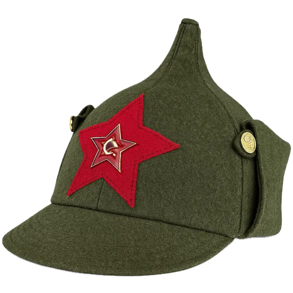 Chapeau Militaire Rouge – Image 2