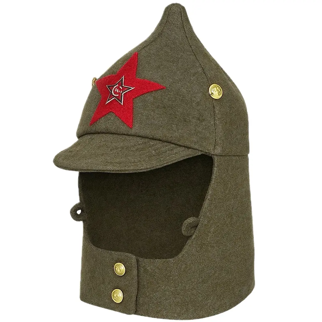Chapeau Militaire Rouge – Image 3
