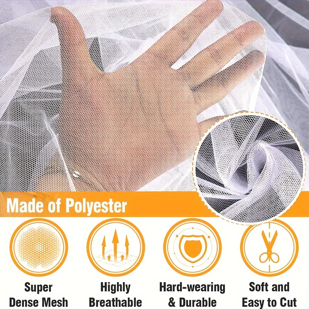 Voilage blanc anti-moustique – Image 8