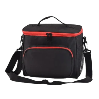 Glacière Souple Noire et Rouge