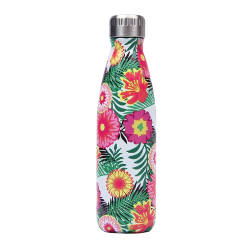 Gourde Isotherme Fleurs Colorées – Image 2